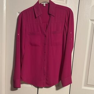 Express the Portofino shirt in fuschia pink size XS NWOT